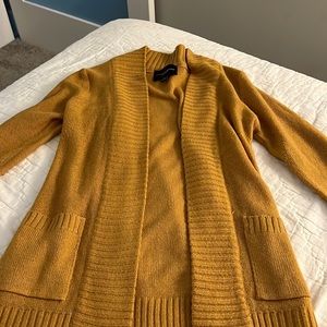New yellow cardigan